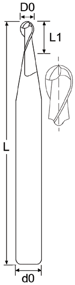 TR Series Ball End Mills